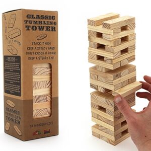 Wooden Tumbling Tower in Box (21.5 x 7 cm)