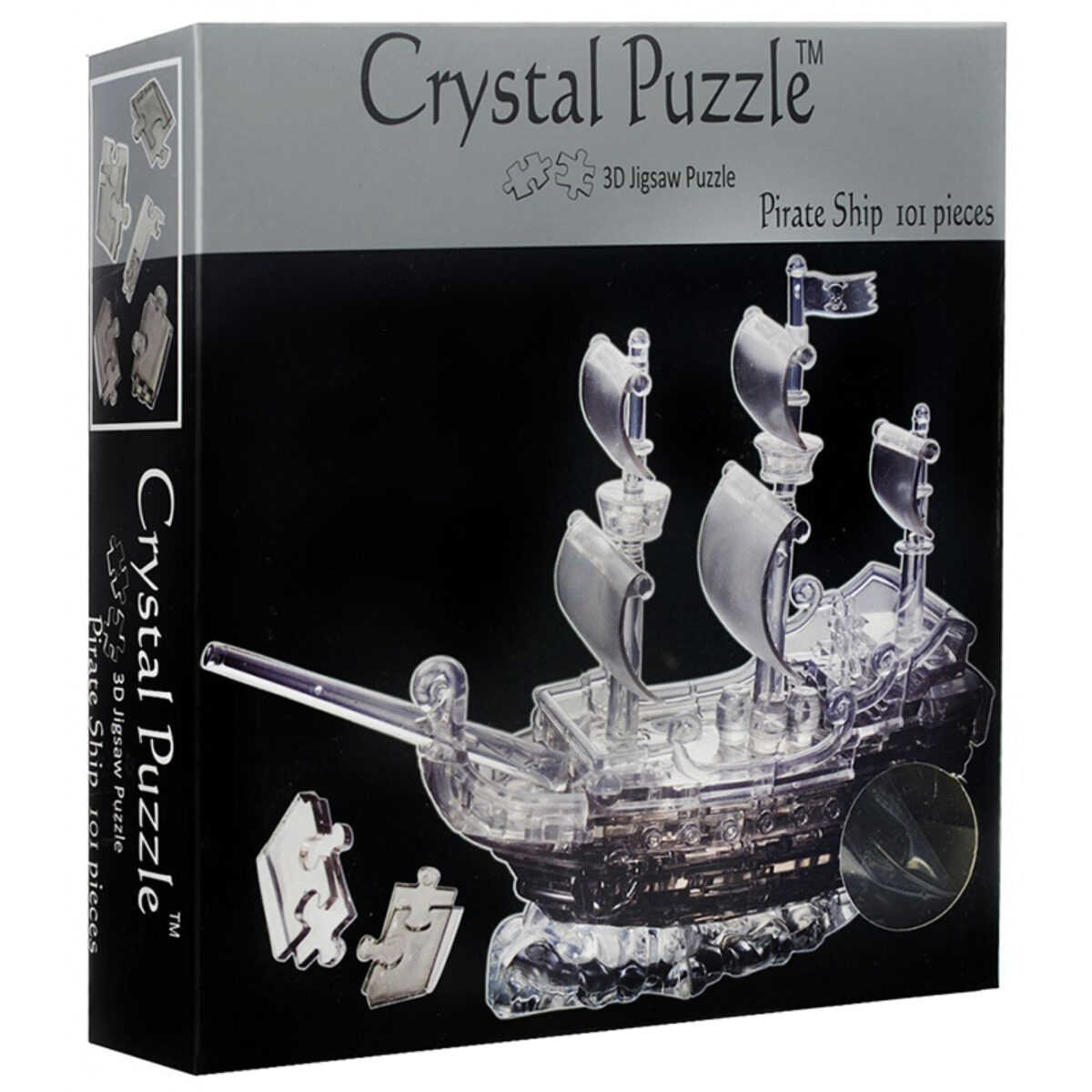 3D Deluxe Pirate Ship Crystal Puzzle | Curiouskidzz