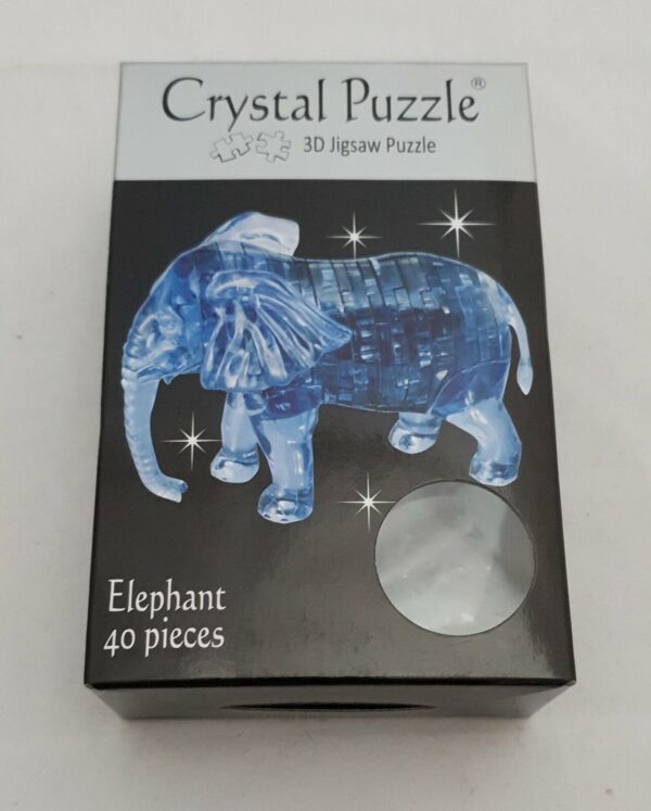 3D Elephant Single Crystal Puzzle 1