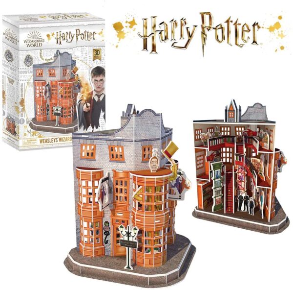 Harry Potter Weasleys’ Wizard Wheezes 3D Puzzle - 62 Piece | Curiouskidzz