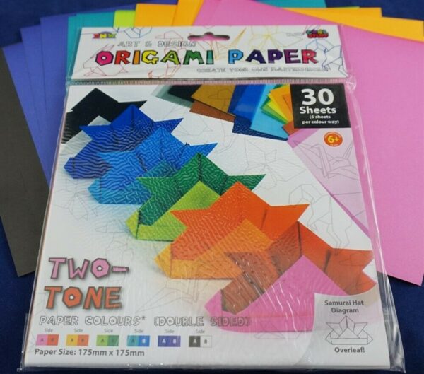 Origami Paper 17.5x17.5cm Two Colour 3