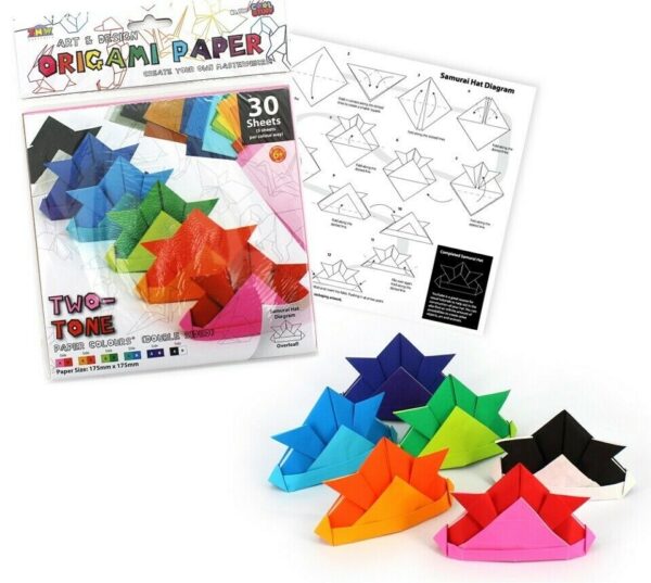 Origami Paper 17.5x17.5cm Two Colour 4