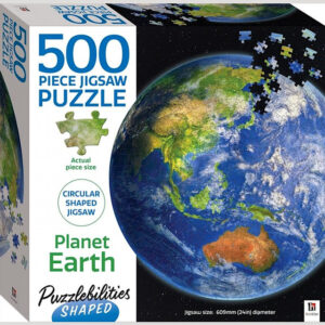 Puzzlebilities Shaped 500pc Jigasw Puzzle - Planet Earth