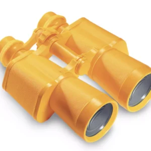 Yellow Binoculars with case 1