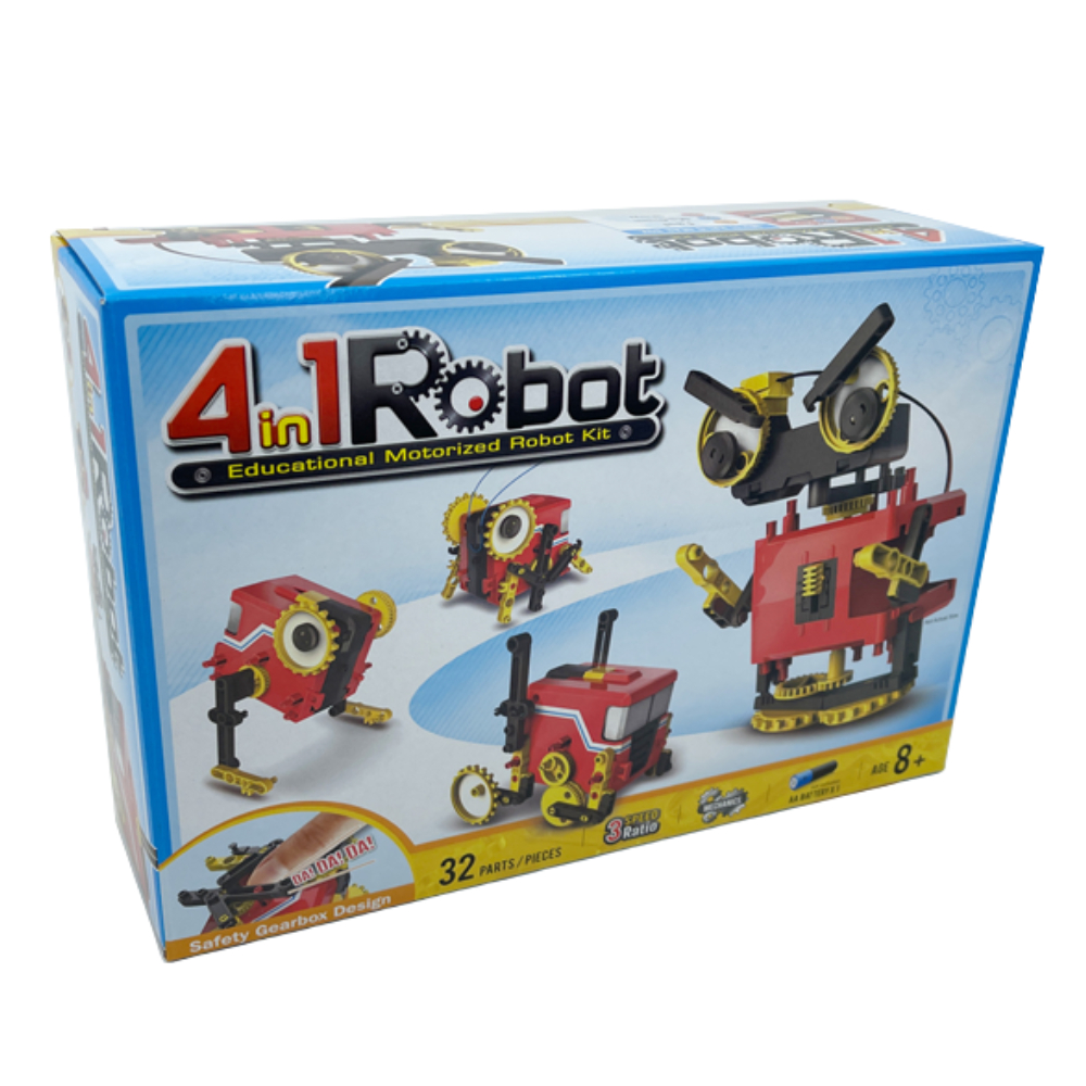 Johnco – 4 In 1 Educational Motorized Robot