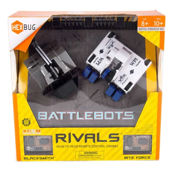 Hexbug BattleBots Rivals IV 2PK - Blacksmith & Bite Force | Curiouskidzz