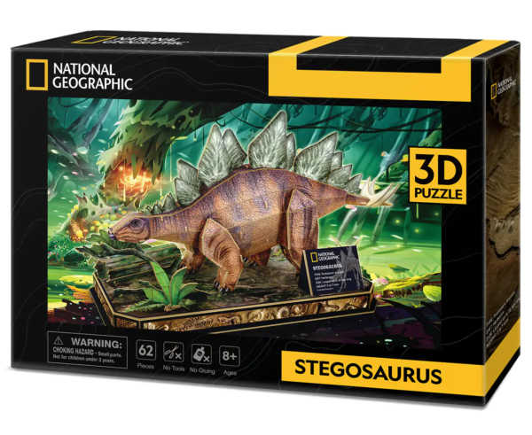 National Geographic Stegosaurus Paper Model 62pcs