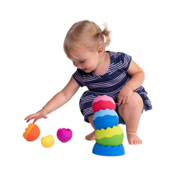 Fat Brain Tobbles Neo Tactile Stacking Toy 4