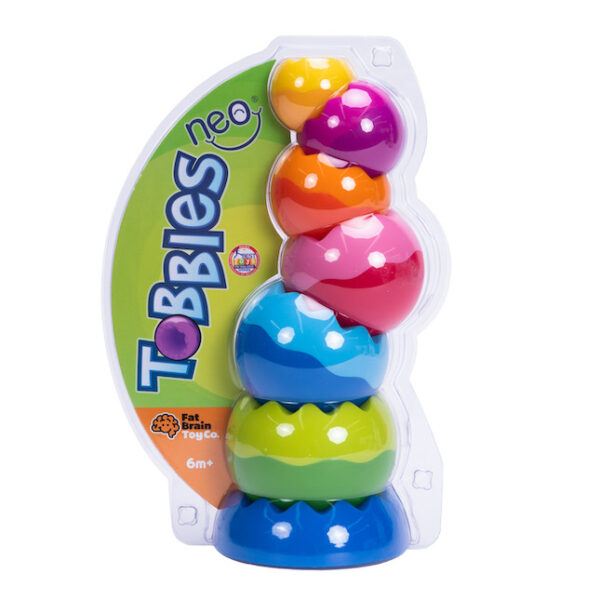 Fat Brain Tobbles Neo Tactile Stacking Toy 6