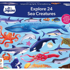 Junior Jigsaw Explore 24: Sea Creatures 100 Piece Puzzle