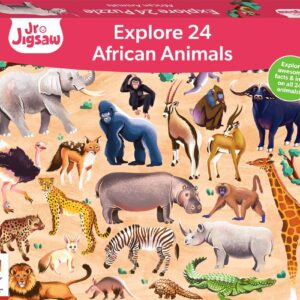 Junior Jigsaw Explore 24 African Animals 1