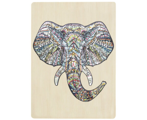 Wooden Puzzle Elephant - 137 pcs 1