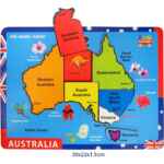 Fun Factory – Raised Wooden Puzzle Australia Map (1)