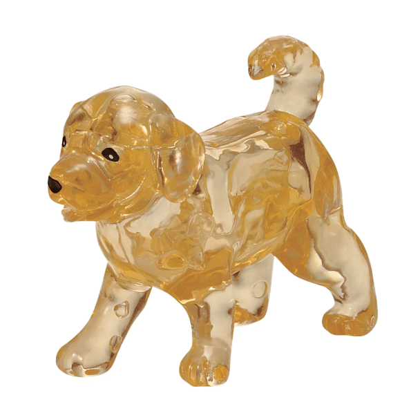 3D Crystal Puzzle – Golden Retriever & Puppy