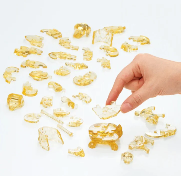 3D Crystal Puzzle – Golden Retriever & Puppy
