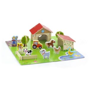 Viga Toys - Basic Farm Set with Accessories
