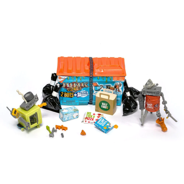 HEXBUG Junkbots Double Bin - 2 of 36 Characters (Random) | Curiouskidzz