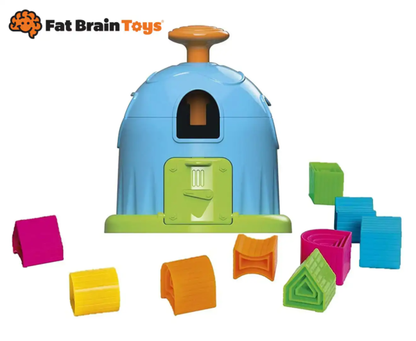 Fat Brain Toys – Shape Factory – Puzzle Playset
