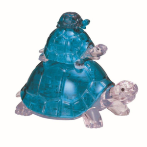3D Turtles (Blue) – Crystal Puzzle