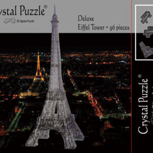 3d Black Eiffel Tower Crystal Puzzle 2