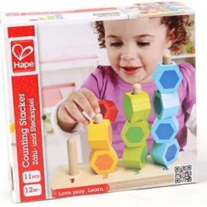 Hape Counting Stacker Toddler Toy, Multicolor