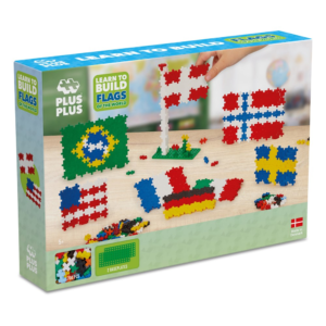 Plus-Plus – Learn to Build – Flags of the World – 600pcs