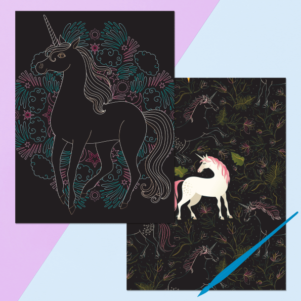 Kaleidoscope Etch Art Creations: Unicorn Magic