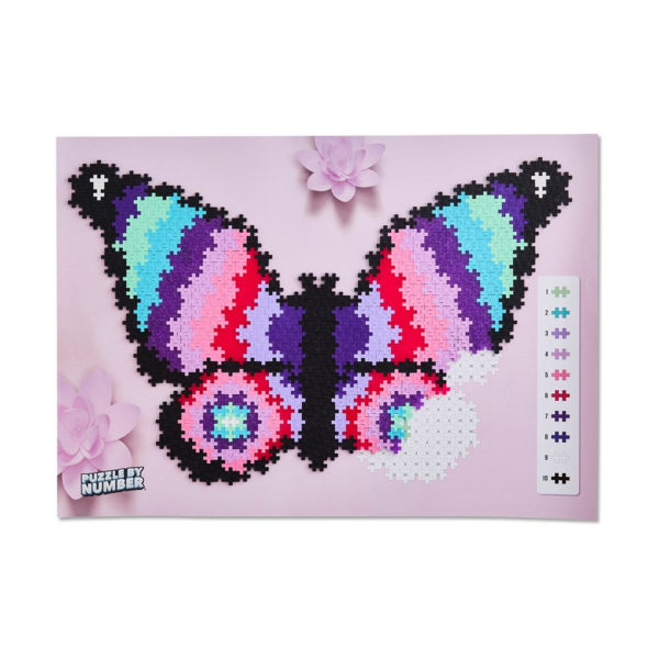 Plus-Plus – Puzzle by Number – Butterfly 800pcs