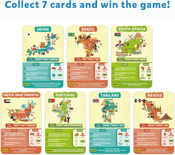 Guess in 10 Countries Of The World – Fun Facts -Skillmatics
