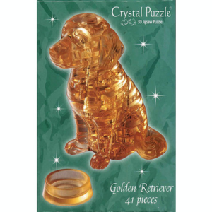 3D Crystal Puzzle – Golden Retriever (41pc)