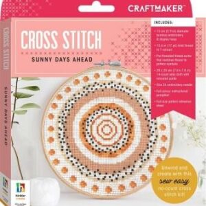 Craft Maker Cross-stitch Kit: Sunny Days Ahead