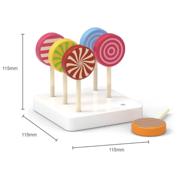 Viga – Play Food Lollipop Set – 6pcs