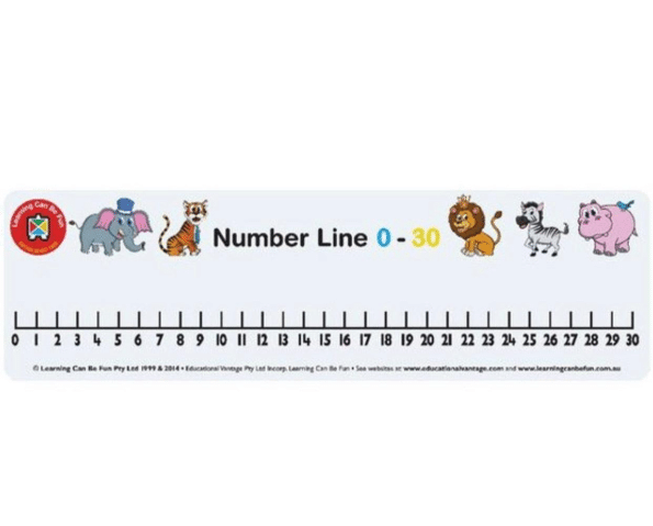 Learning Can Be Fun – Large Number Line (0-10 & 0-30 double sided)