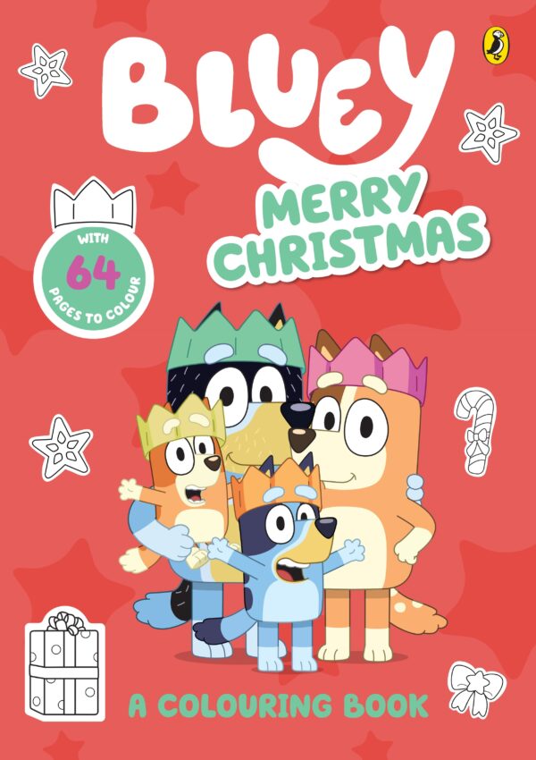 Bluey: Merry Christmas: A Colouring Book