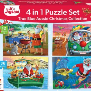 Junior Jigsaw Aussie Christmas 4 In 1