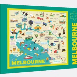 Melbourne Map Puzzle 500 Piece