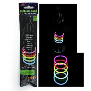 Glow Bangles – 5 per pack (5 colour – Asstd)