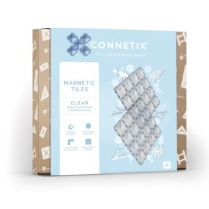 Connetix 2 Piece Clear Base Plate Pack