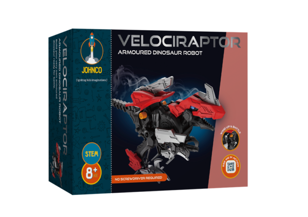 Johnco – Velociraptor – Armoured Dinosaur Robot