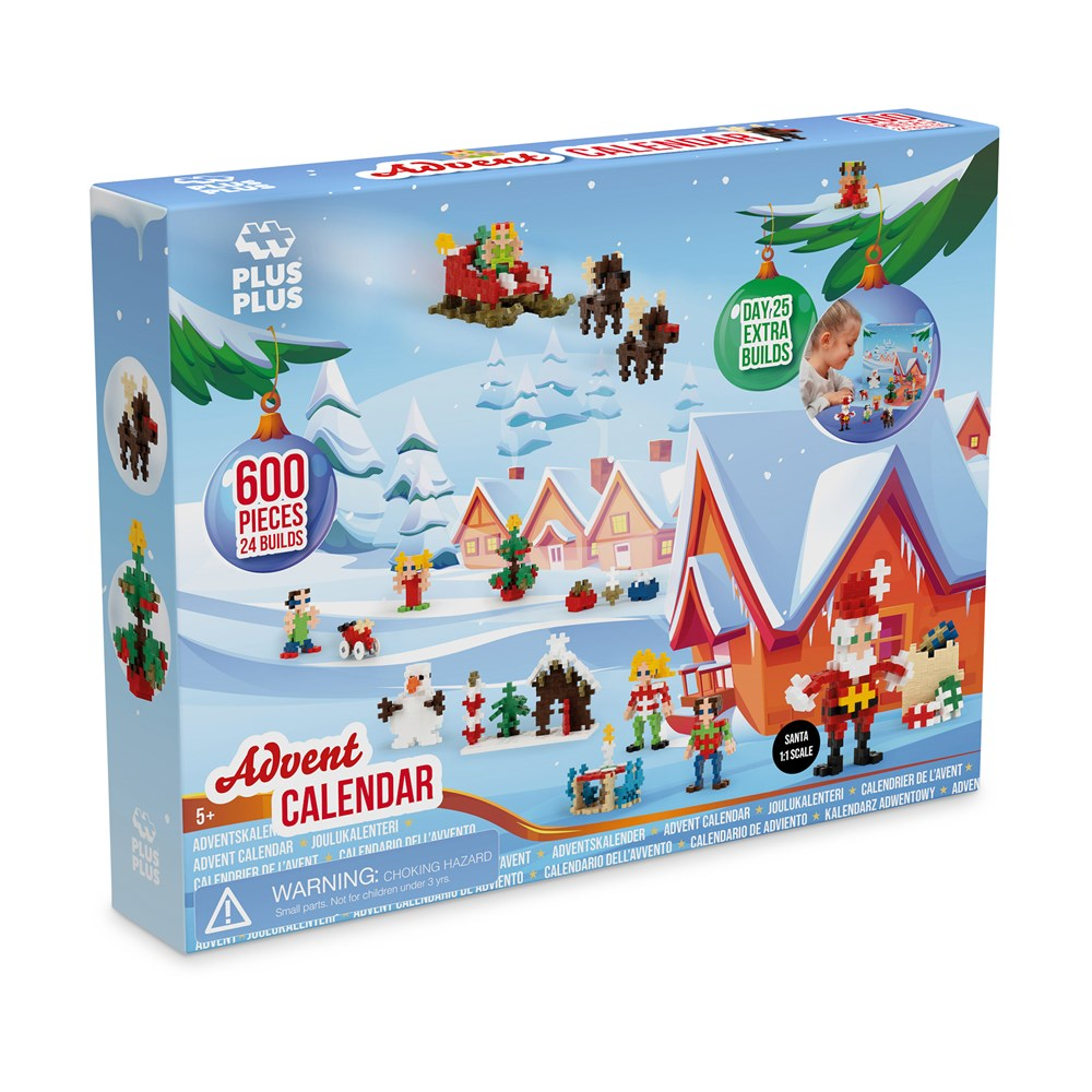 Plus-Plus - Advent Calendar - 600pcs | Curiouskidzz