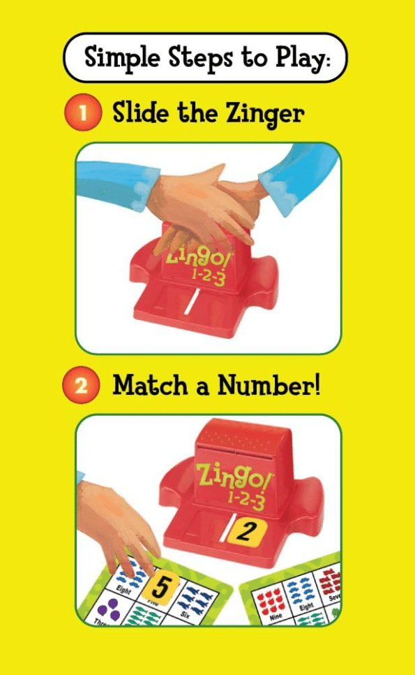 ThinkFun Zingo! 1-2-3 Game,Junior Games