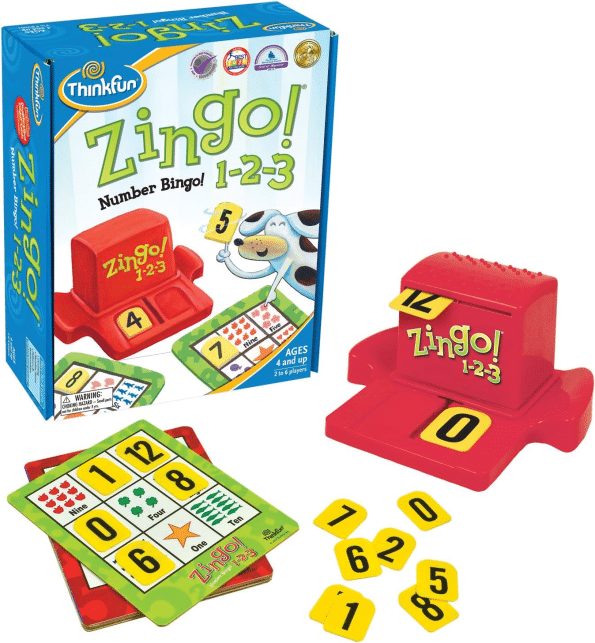 ThinkFun Zingo! 1-2-3 Game,Junior Games
