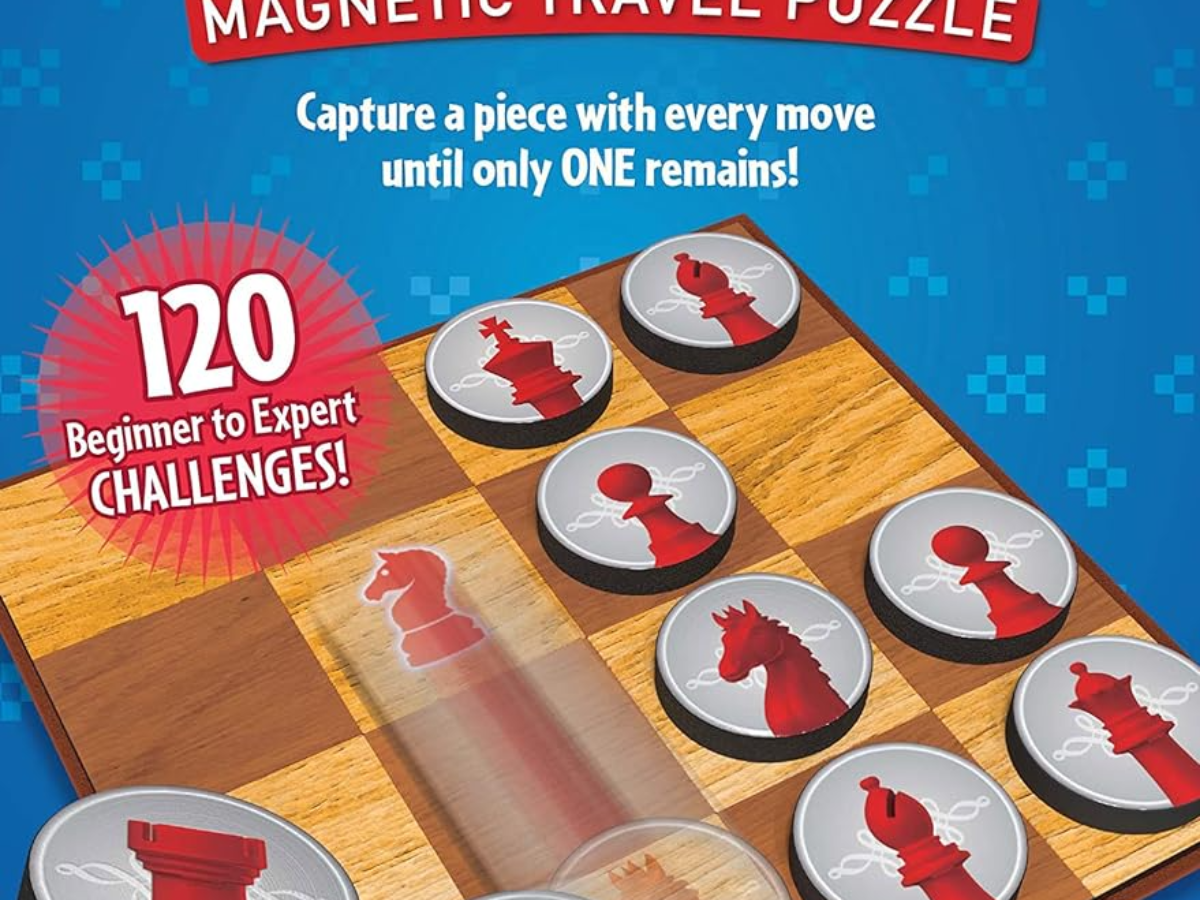 Solitaire Chess ® Magnetic Travel Puzzle - ThinkFun