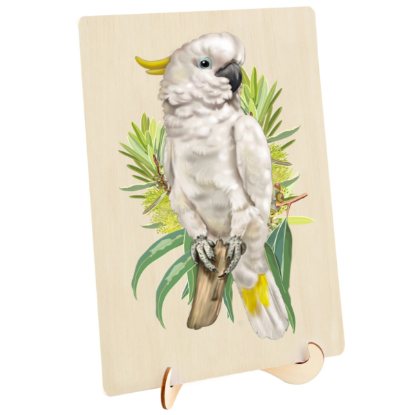 133 Piece Wooden Jigsaw Puzzle, Cockatoo (A3Series)