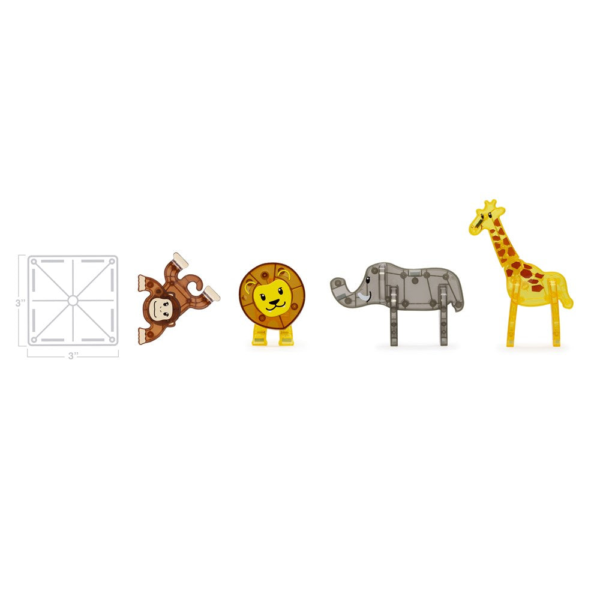 MAGNA-TILES – Safari Animals – 25 Piece Set