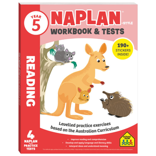 Year 5 Naplan Book Sets —  All Subjects 5 books – 20 Test