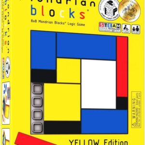 Mondrian Blocks Logic Game – Yellow