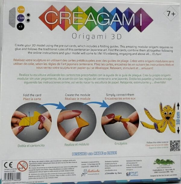 3D Origami Creagami – Octopus (medium)