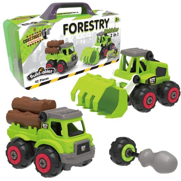 Build-ables – Forestry Vehicles 2 in 1