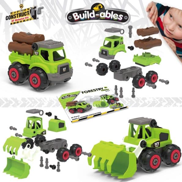 Build-ables – Forestry Vehicles 2 in 1